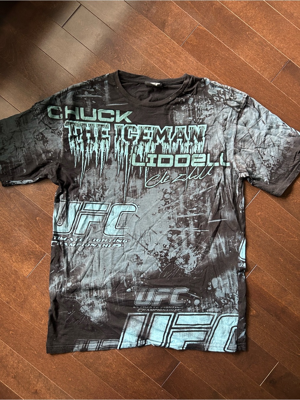 y2k UFC Chuck 'The Iceman' Liddell AOP Graphic Tee